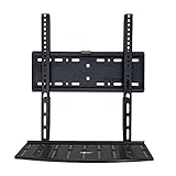 BIGalleons 2in1 Combo Wall Mount Bracket for TV Plus AV Shelf for Soundbar, DVD, Cable Box, Stereo,...