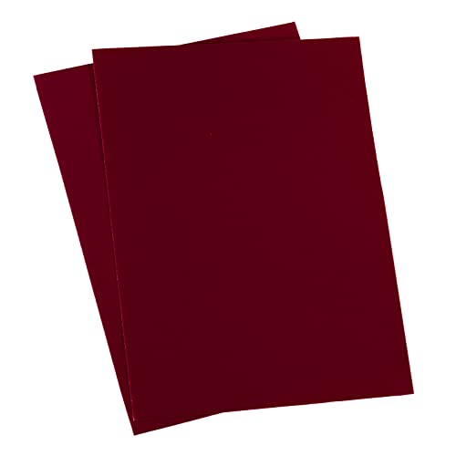 Parches autoadhesivos de terciopelo rojo oscuro pack de 2 unidades para ropa
