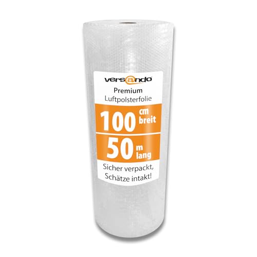 versando Premium Luftpolsterfolie 50m x 1m Versand, Verpackung,...
