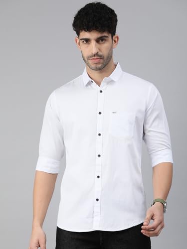 Image of Majestic Man Men Classic Slim Fit Pure Cotton Casual Shirt