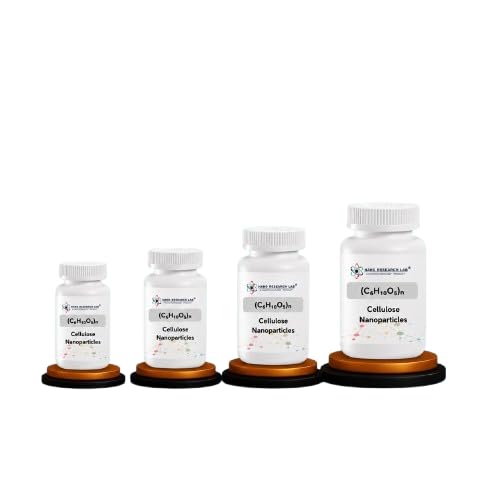 NRL Cellulose Nanoparticles APS <100nm, 99.9% High Purity Lab Grade | Premium Nanotechnology Material for Research & Development (Available in 5g, 10g, 25g, 50g) (WHITE, 10gram)-picture-50