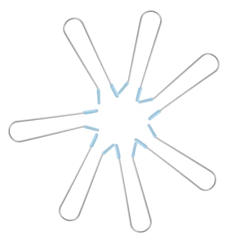 Veemoon 20piezas Rizador Calentado Para Cabello Herramientas De Peluquería Hogar Pinzas Metálicas Para Rizadores Eléctricos Pinzas Fijas Para Rulos De Permanente