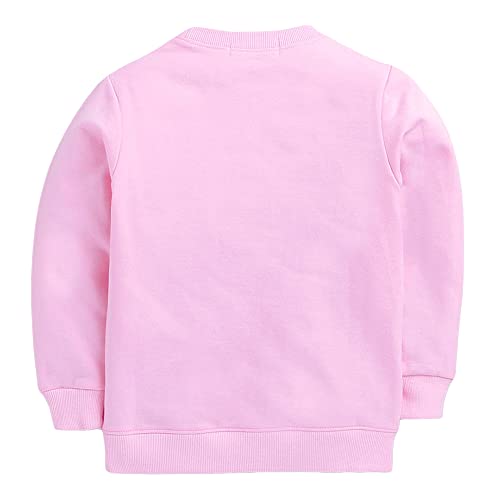 Image of Hopscotch Girls Pink Animal Print Sweatshirt And Leggings Set