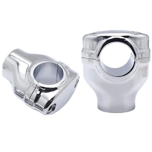 Colliers de serrage guidon de 1.25 et 1 pouce risers moto 2"