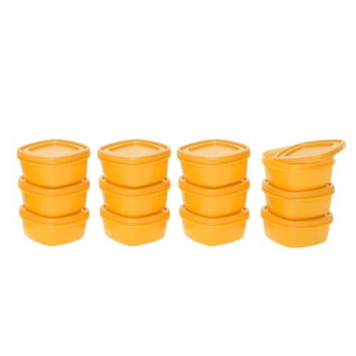 Image of Cutting EDGE 125 ML Snap Tight Food Storage Container Yellow (Set of 12)