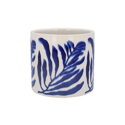 Gisela Graham Blue Branch Plant Pot - Small