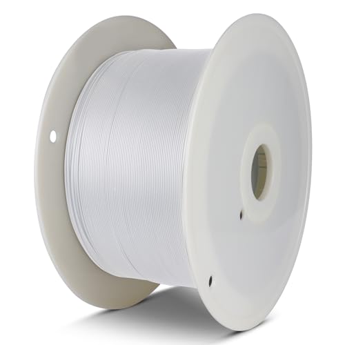 Image of SUNLU 5KG Large Spool PLA Filament, PLA 3D Printer Filament 1.75mm, Big Roll PLA Filament, 5KG Spool (11lbs), PLA White