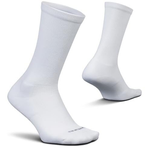 Feetures Therapeutic Max Cushion Crew Sock - Non-Binding Diabetic Socks - (1 Pair)