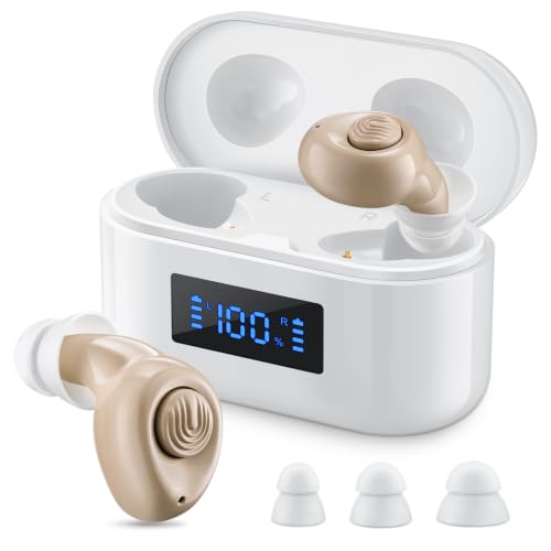 OTC Rechargeable Hearing Aids for Seniors with U.S. Chip & Noise Cancelling