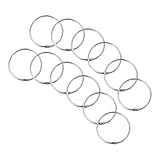 Photo Gallery congarteno 30pezzi anelli per da bagno metallo da ganci rotondi per tende leggeri e resistenti compatibili con diverse decorazioni per la casa Photo Gallery congarteno 30pezzi anelli per da bagno metallo da ganci rotondi per tende leggeri e resistenti compatibili con diverse decorazioni per la casa