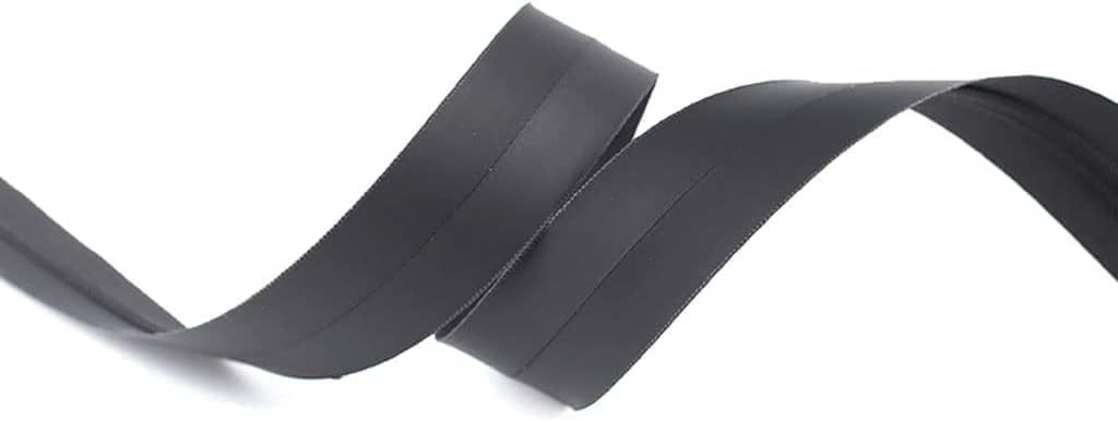 Cremalleras De Colores Cremallera De 2 Sentidos Para Exterior, Resistente Al Agua 50, 55, 60, 65, 70, 75, 80 Cm, Negro Mate Con Revestimiento De TPU