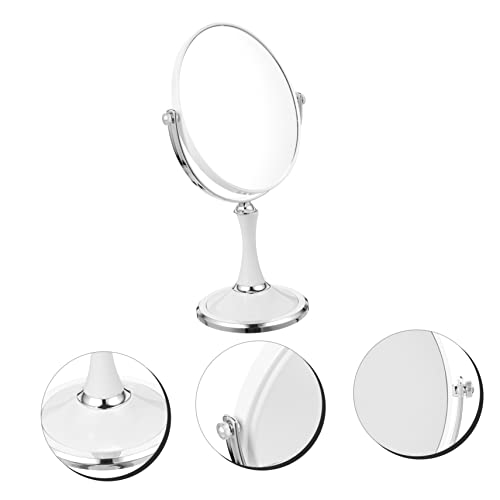Espejo de maquillaje doble cara de 6 pulgadas giratorio miniatura 4