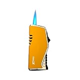 JETPRO Butane Torch Lighter Windproof Refillable Lighter with Visible Window Adjustable Jet Flame fo