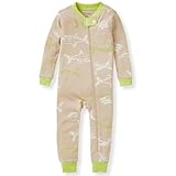Burt's Bees Baby Baby Boys Pajamas, One-Piece Footless Sleeper PJs, Non-Slip Snug Fit for Infants 12, 18, and 24 Months