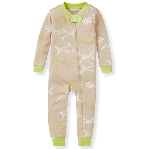 Image of Burt's Bees Baby Baby Boys' Pajamas, Zip Front Sleeper