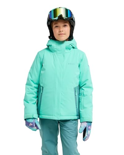 Chaqueta de nieve para niñas Roxy Snowflare Jk, abrigo de esquí infantil impermeable