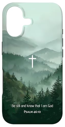 Be Still and Know Psalm 46:10 Christian Faith Scripture Case