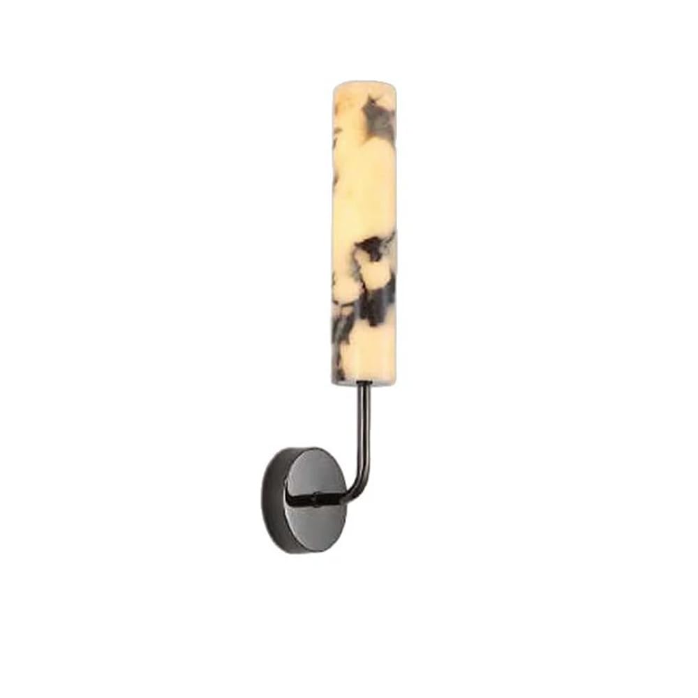 HUAYUSEDF Creative Marble Wall Sconce, Nordic Minimalist Style Light, / Warm Source Single Head Lamp, Bedside Hallway Living Room Decoration Fixtures