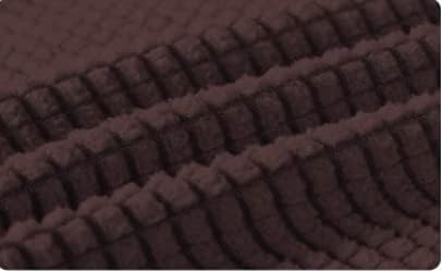 Miniatura 6 de Juego de 2 fundas elásticas de cojín para sofá, tela texturizada jacquard súper suave, se adapta a la mayoría de cojines de asiento, diseño elástico