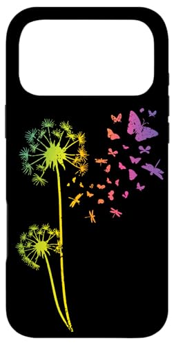 ���̃^���|�|�̖�̉� �^���|�| �~�j�}���X�g Rainbow Dandelion Flower Wildflower �X�}�z�P�[�X iPhone 17 Pro Max �p