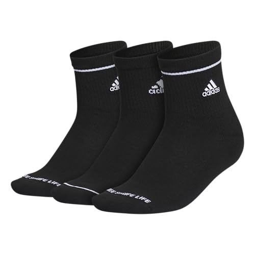 Image of adidas Cushioned Sport High Quarter Socks 3-Pairs Durable & Comfortable