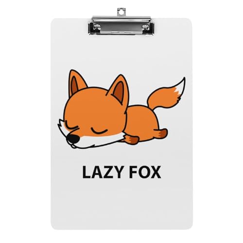 クリップボード A4 縦型 かわいい キツネ 狐 ファイルボード 壁掛け 画板 書きやすい お会計ボード て持ち運びやす 文書整理 文房具 会議パッド 事務用品 メモ 学校 家庭用バインダー