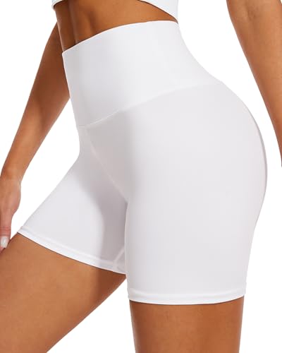 DHSO High Waisted Biker Shorts for Women-5