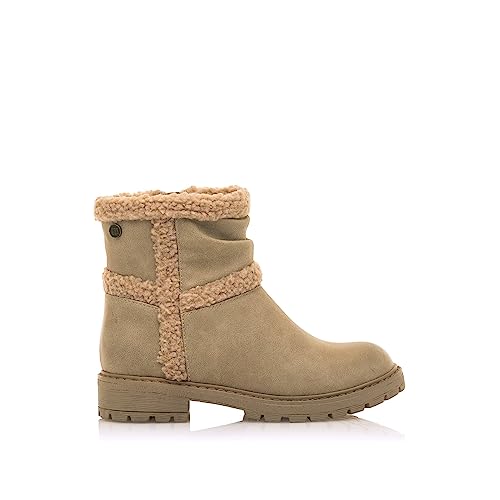 MTNG KIDS Botines Niñas Botines Alaska 48857 Niñas | Botines Casual | Cierre con Cremallera | 55886 | Agate Crudo