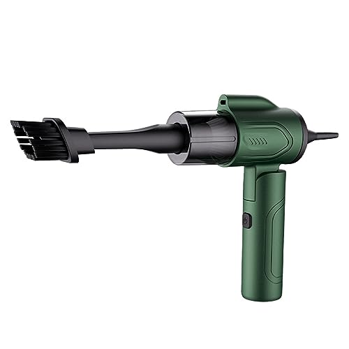 DaMohony Cordless Air Duster, Electric Compressed Air Duster& Vacuum Cleaner 2 in 1, Portable Fast Charging Air Blower- Replaces Compressed Air Cans, for Computer Keyboard, Car, Pet House