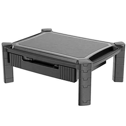 PUTORSEN® Soporte para Monitor Ajustable con cajón extraíble para...