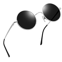A02-silver Frame Black Lens