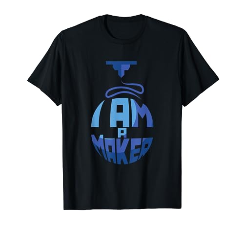 Soy un fabricante I am a maker Gift 3D Printer Impresora 3D Camiseta