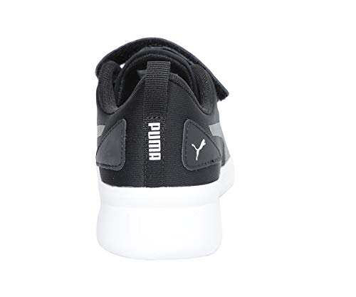 PUMA PUMA Unisex Kids’ Low-Top Trainers, Black Black White 01, 32