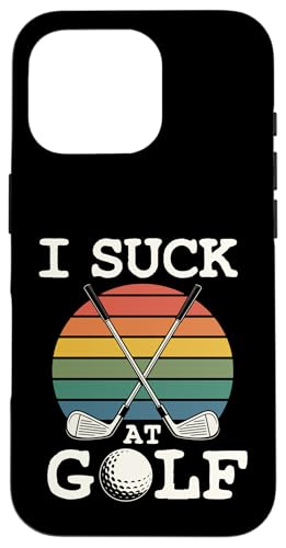 I Suck At Golf Loser Dad ȃW[N St X}zP[X iPhone 16 Pro p