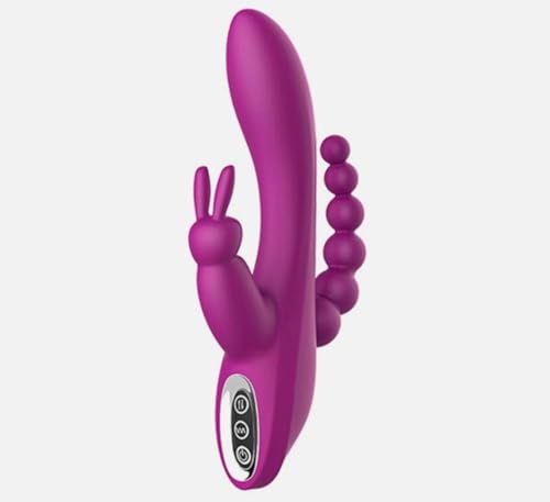Discreet Viboators Toys, App Real-time Control Customized Vibration & Sync to Sounds & Stretch & Heating - Purple YJ04