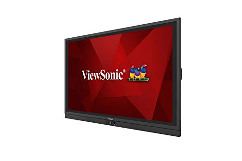 Image of ViewSonic IFP7560 75 inch 4K UHD ViewBoard Interactive Flat Panel with InGlass Touch, HDMI, DisplayPort, USB, RJ45