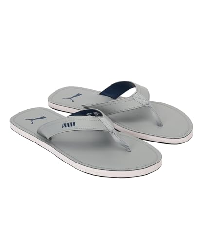 Image of Puma mens Wick Sailing Blue-Quarry-White Flip-Flop - 11 UK (38795101)