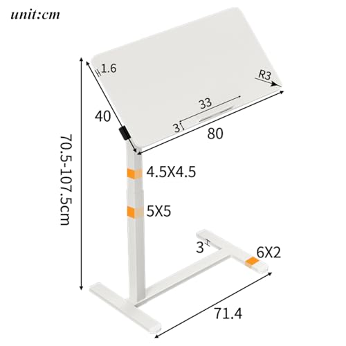 Table de lit réglable pour soulager le dos et stabiliser l'ordinateur portable - 8