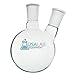 500ml Round Bottom Receiving Flask - 2 Neck 24/40 - USAlab