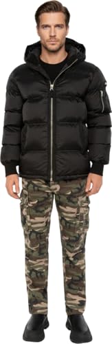 Schott Colten doudoune noire imperméable contre le vent et le gel - 5