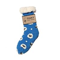 Bartleby Ladies Sherpa Socks - Sheep Design Design
