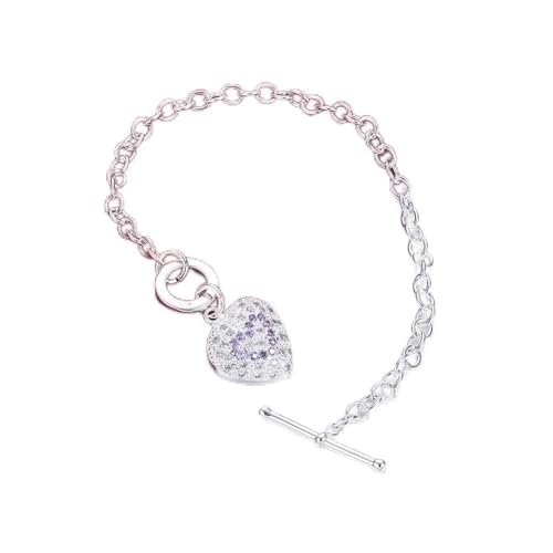 Pendentif coeur en cristal scintillant pour un style élégant au quotidien