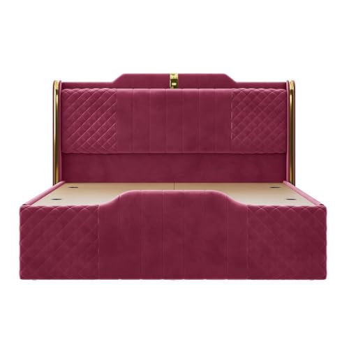 Image of Wakefit Velura Queen Size Storage Upholstered Bed