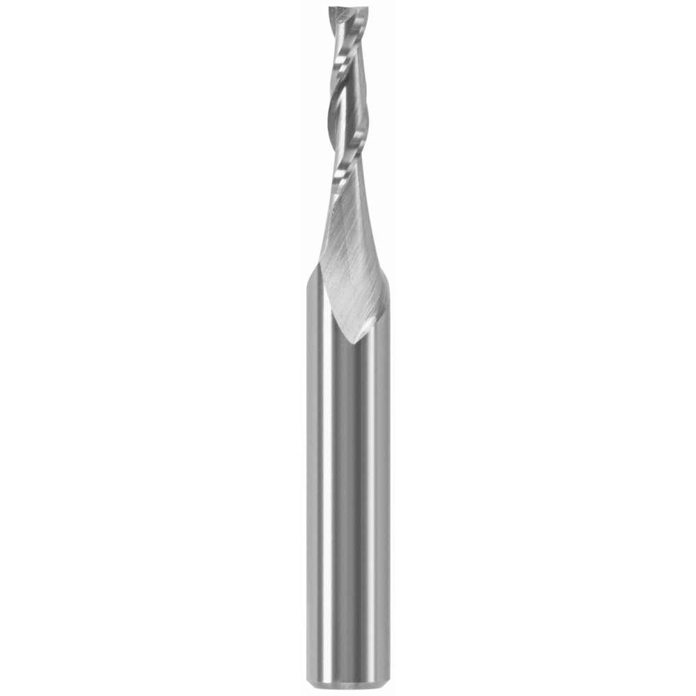 BOSCH 85908MC 1/8 In. x 1/2 In. Solid Carbide Double-Flute Upcut Spiral Router Bit