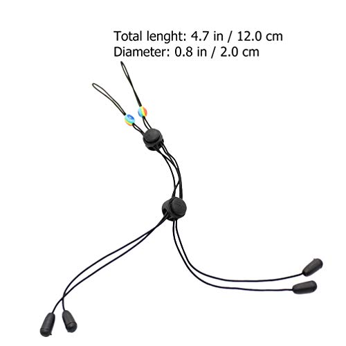 2 pares de anéis de mamilo ajustáveis sem perfuração da Exceart, grampos de mamilo, correntes corpor