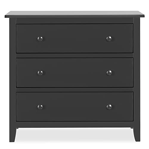 Dream On Me Ollie Universal 3 Drawer Chest in Black
