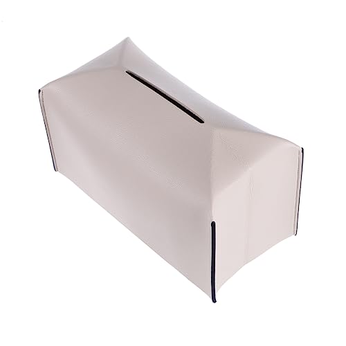 Ciieeo Tissue Case Phone Charging Pad Leather Storage Box for Home Office Car Napkin Holder Sturdy