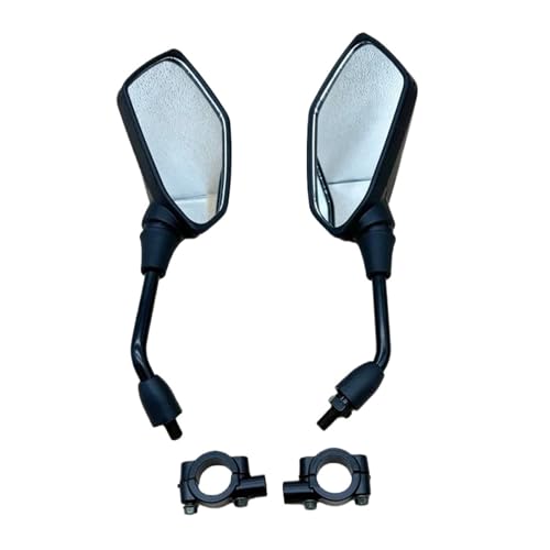Espejo retrovisor universal de 10 mm con acabado resistente para manillar de scooter