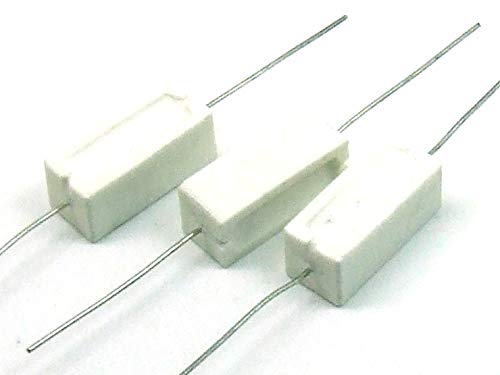 POPESQ® 3 x Ceramic 8R2 5W Power Resistors / 3 Pieces x Power Resistor 8R2 5W Ceramic #A2200