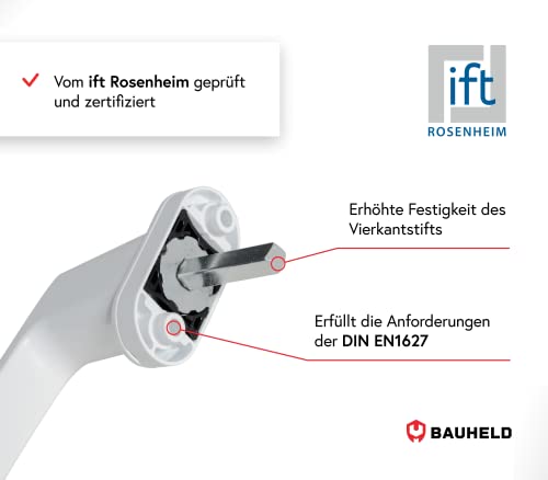 Abschließbarer Fenstergriff von Bauheld für Sicherheit und Komfort